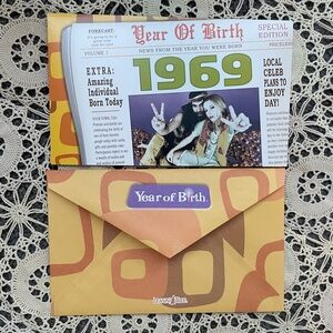 Year of Birth 1969 Birthday Card